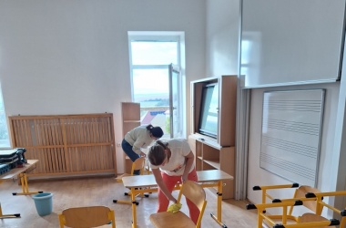 Stěhování a úklid tříd