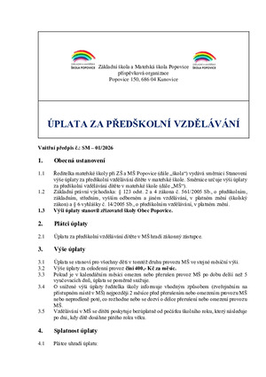 Úplata MŠ